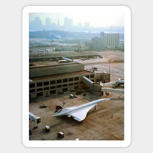 Concorde in Boston, 1975 (C028/4080) Sticker